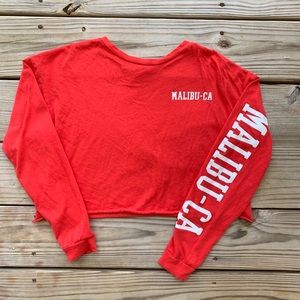 Long Sleeve Crop Top